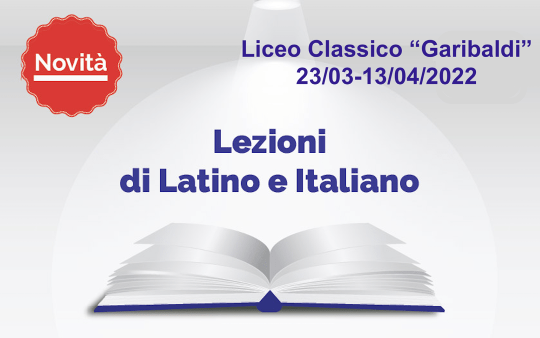 Avvio corsi di consolidamento di Italiano e Latino (Classi Quinte)