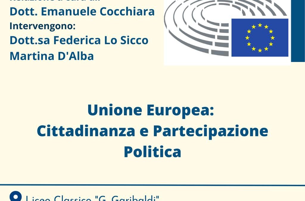 Unione Europea: cittadinanza e partecipazione politica – Dibattito, 04/05/2022