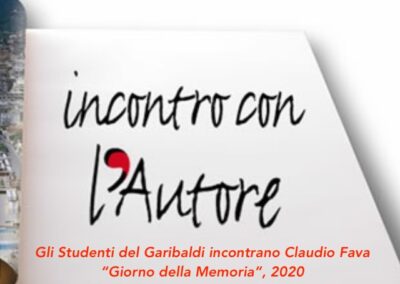 Gli Studenti del Garibaldi in “Incontro con l’autore”: Claudio Fava